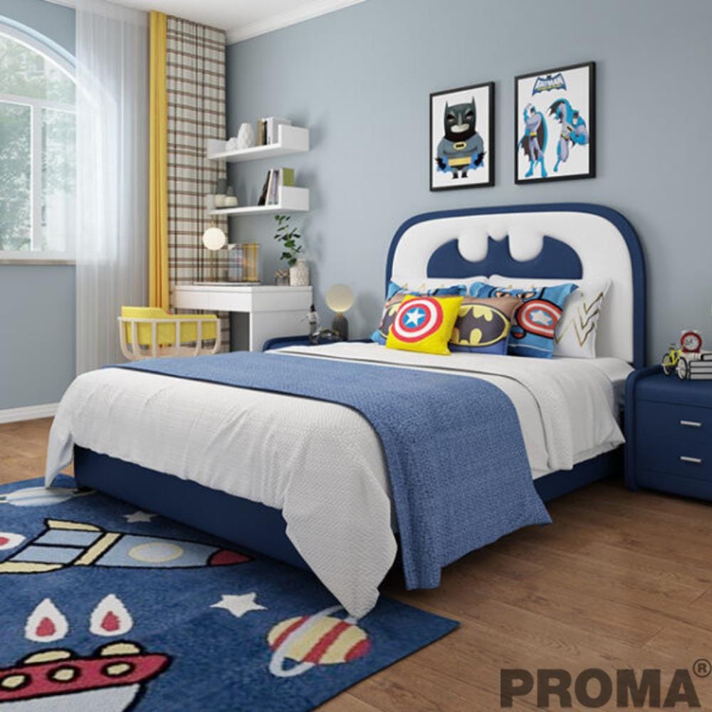  [Pre-order] เตียงเด็ก 3.5 ฟุต PROMA-B26 สีน้ำเงิน_3