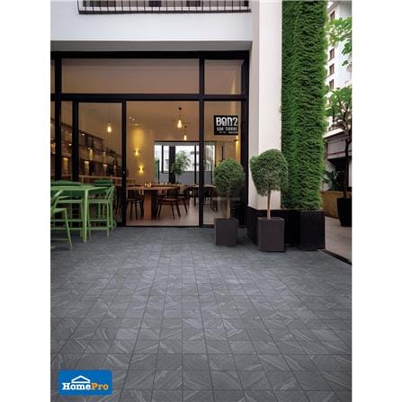 กระเบื้องพื้น 16x16 นิ้ว COTTO เซนทอร์ ดำ (ECO) PM 0.96 ตร.ม._4