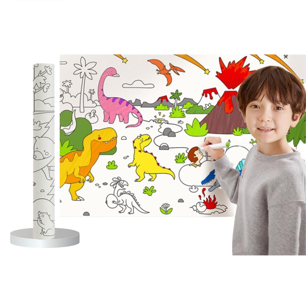 กระดาษระบายสี MIDEER DINOSAURS MD3302_1