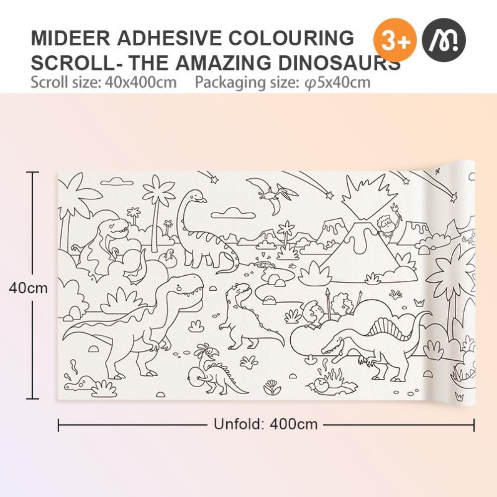 กระดาษระบายสี MIDEER DINOSAURS MD3302_8