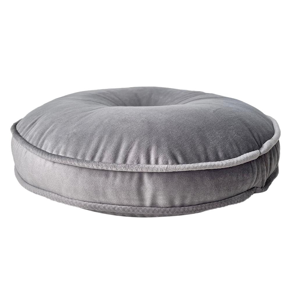 เบาะรองนั่ง HOME LIVING STYLE FUR 18X18 นิ้ว สีเทา