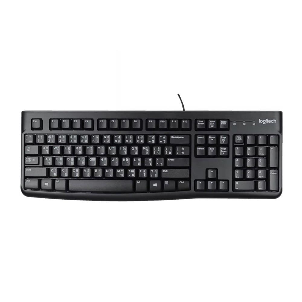 คีย์บอร์ด LOGITECH K120 สีดำ
