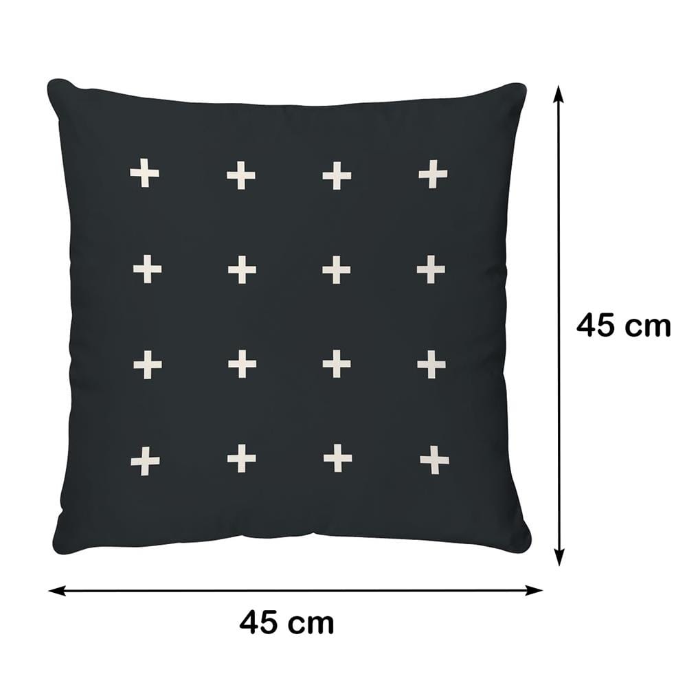 หมอนอิง HOME LIVING STYLE PLUS 18X18 นิ้ว สีดำ