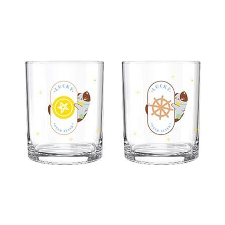 แก้วน้ำ 285 มล. พร้อมเหยือก 1.39 ลิตร OCEAN GLASS NEKO FORTUNE FAMILY แพ็ก 5 ใบ_1