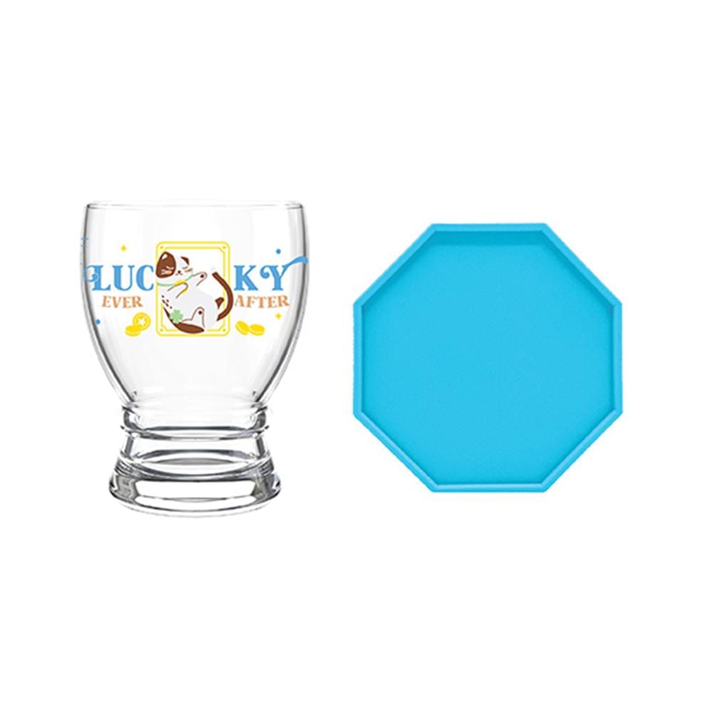แก้วน้ำ 300 มล. OCEAN GLASS NEKO FORTUNE DRINK แพ็ก 4 ใบ