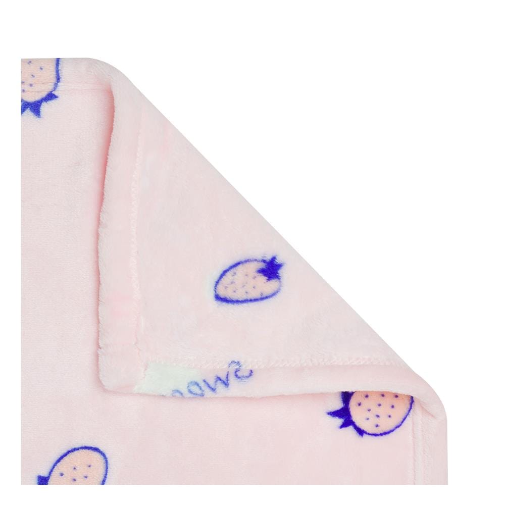 ผ้าห่ม HOME LIVING STYLE SWEET 50X60 นิ้ว สีชมพู