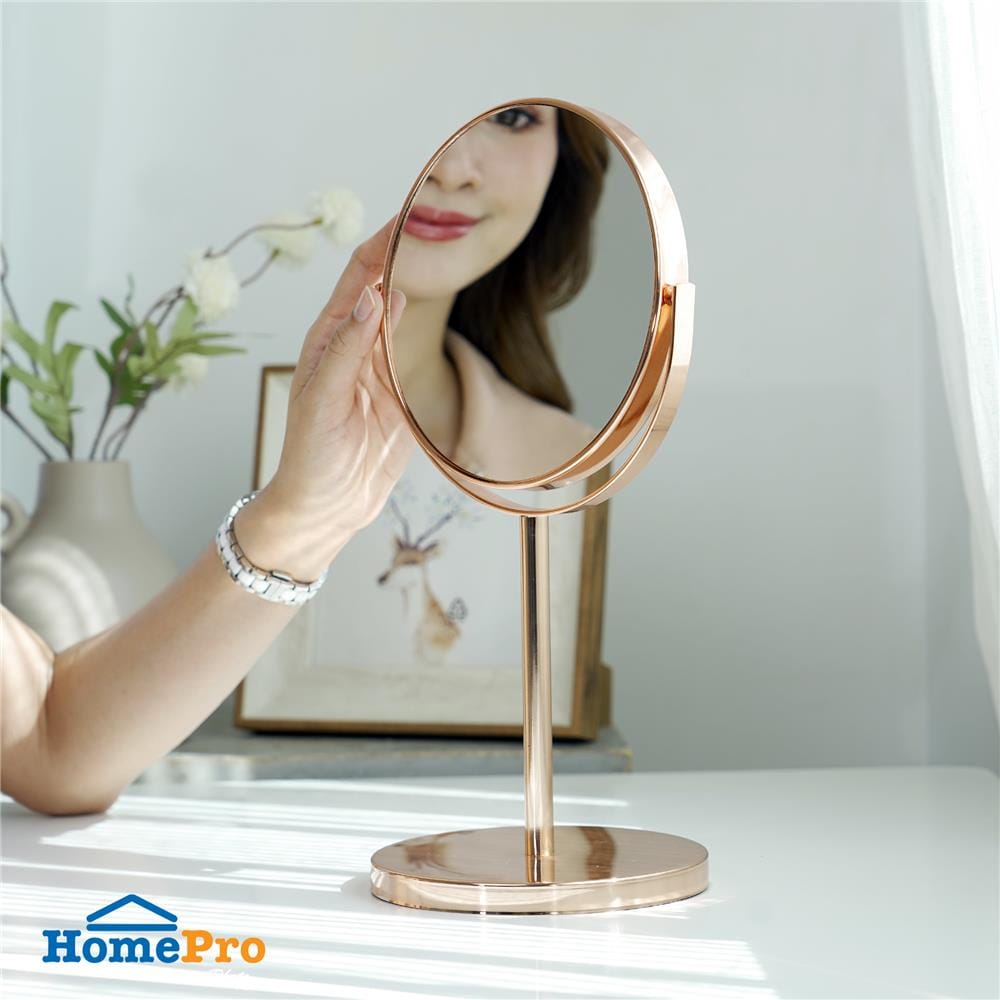 กระจกส่องหน้า MOYA KB61625 สีพิงค์โกลด์