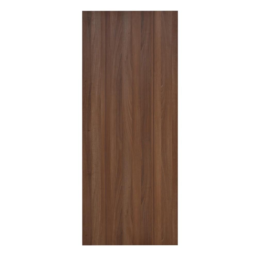 ประตูภายในเมลามีนทนไฟ ไม่เจาะลูกบิด METRO MD526 WALNUT AIDA 80x200 ซม. สีโอ๊ค