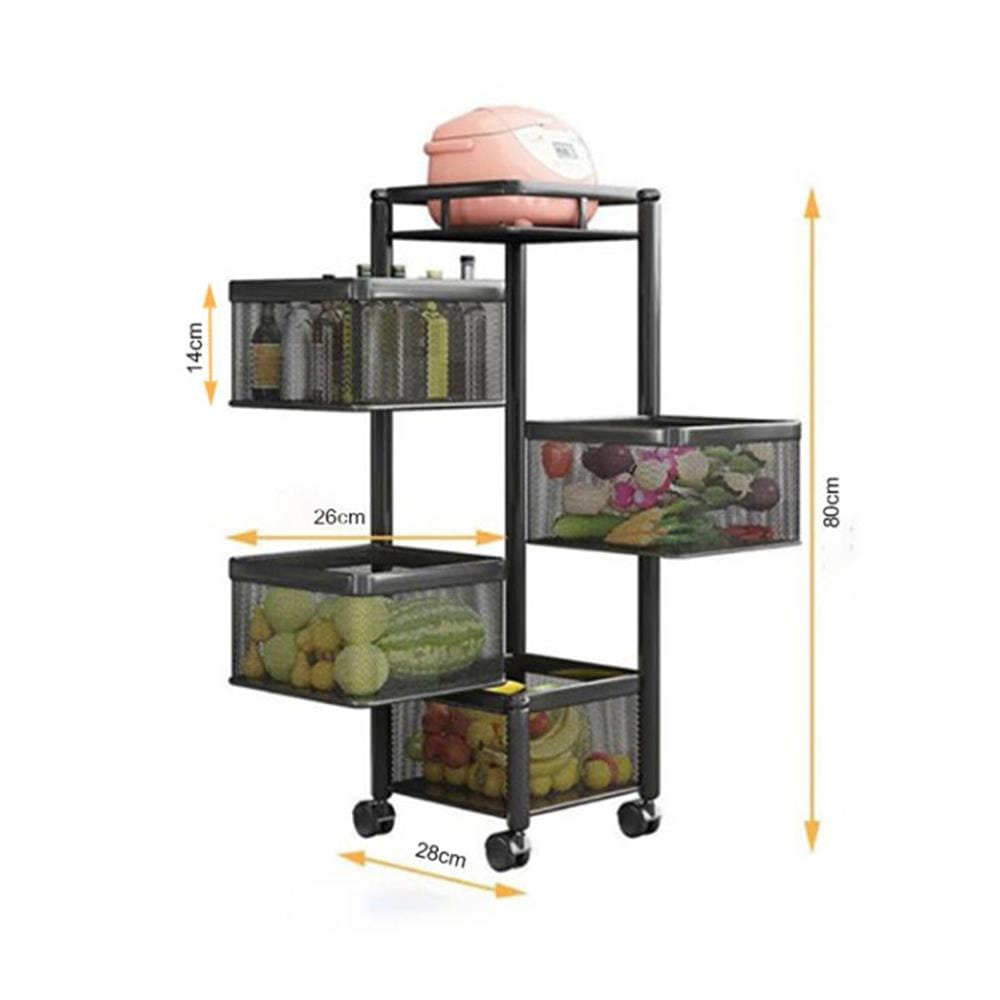 ชั้นวางของ 4 ชั้น มีล้อ PROMA-RACK002_3
