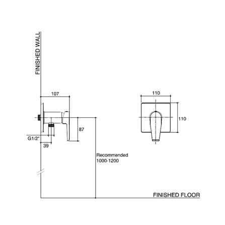 วาล์วฝักบัว 1 ทาง ENGLEFIELD K-9298X-4-CP_1