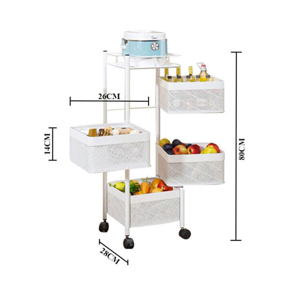 ชั้นวางของ 4 ชั้น มีล้อ PROMA-RACK002W_2