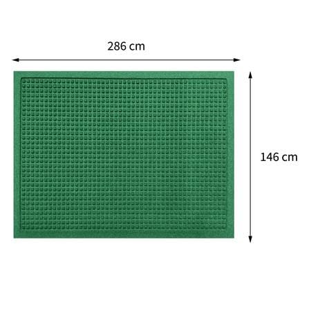 พรมเช็ดเท้าดักฝุ่น KLEEN-TEX WHII 146X286 ซม. สีเขียว_8