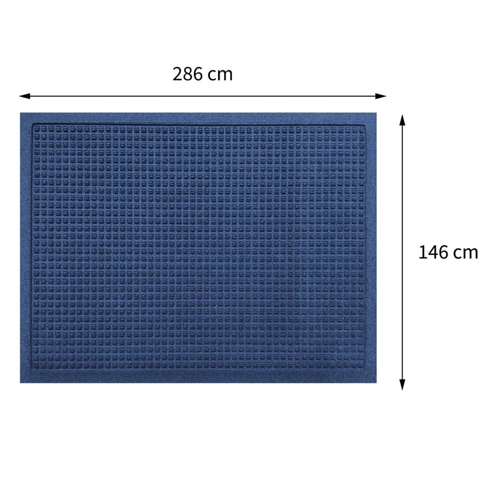 พรมเช็ดเท้าดักฝุ่น KLEEN-TEX WHII 146X286 ซม. สีกรมท่า