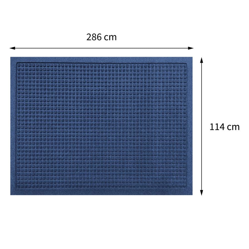 พรมเช็ดเท้าดักฝุ่น KLEEN-TEX WHII 114X286 ซม. สีกรมท่า