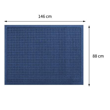 พรมเช็ดเท้าดักฝุ่น KLEEN-TEX WHII 88X146 ซม. สีกรมท่า_7