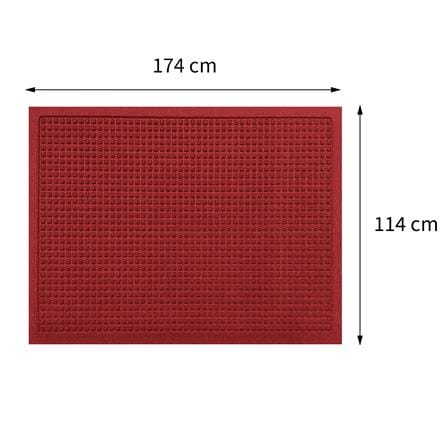พรมเช็ดเท้าดักฝุ่น KLEEN-TEX WHII 114X174 ซม. สีแดง_8