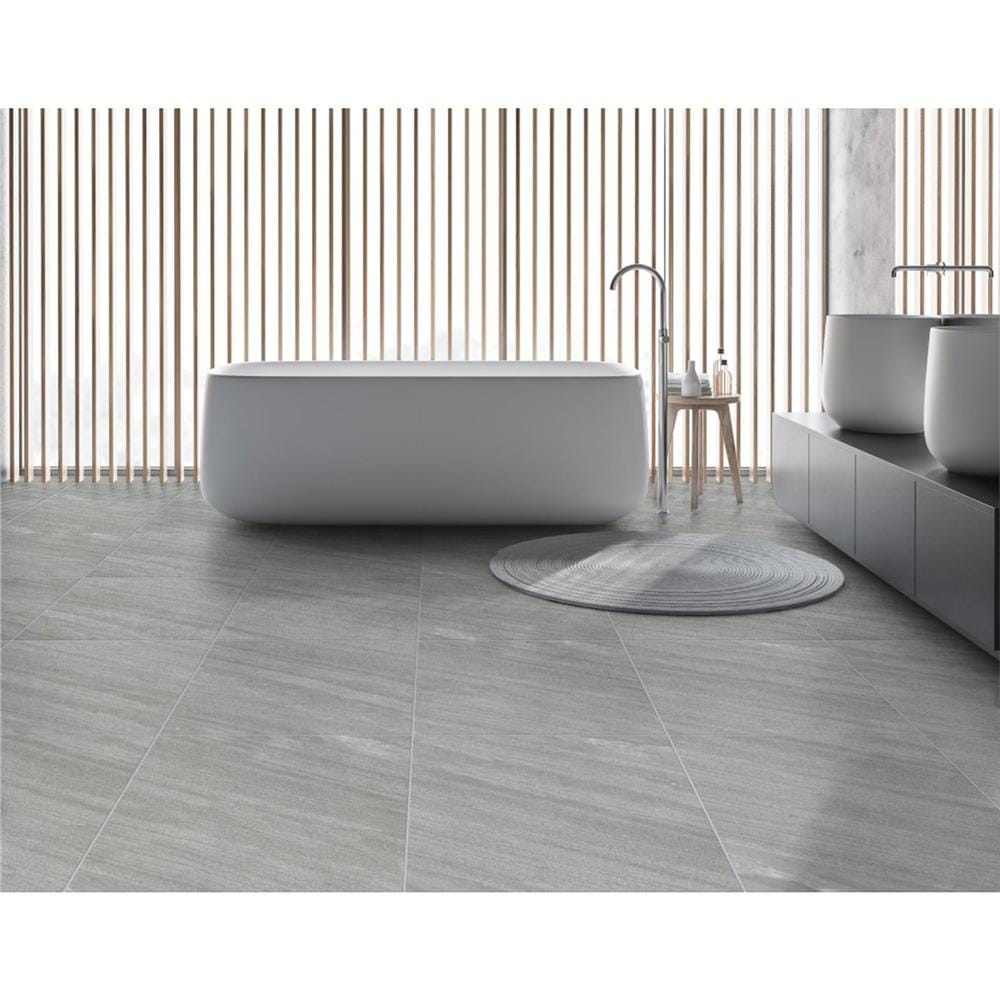 กระเบื้องพื้น 60x60 ซม. COTTO คาแร็กซิส เทาอ่อน PM 1.44 ตร.ม.