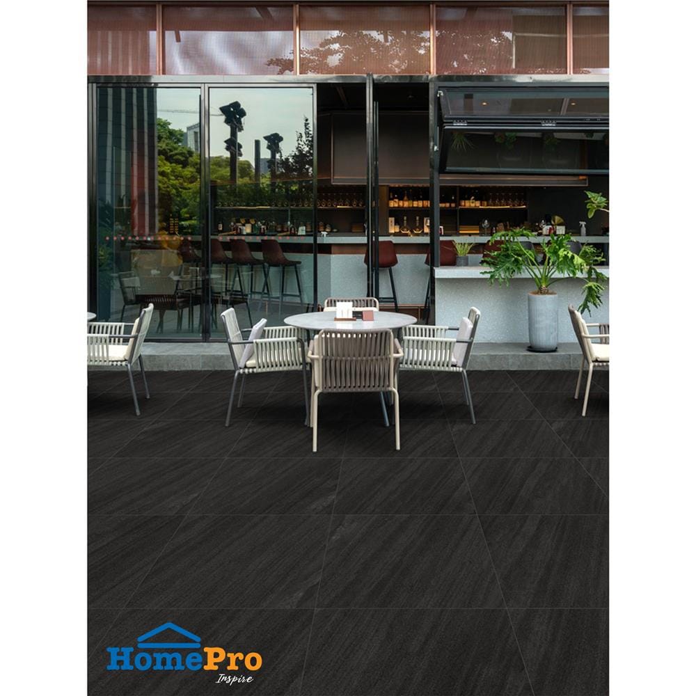 กระเบื้องพื้น 60x60 ซม. COTTO คาแร็กซิส กราไฟต์ PM 1.44 ตร.ม.