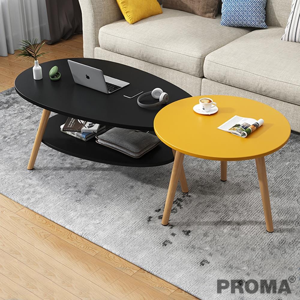 [Pre-order] โต๊ะกลาง PROMA-CTB-64B ดำ/เหลือง_5