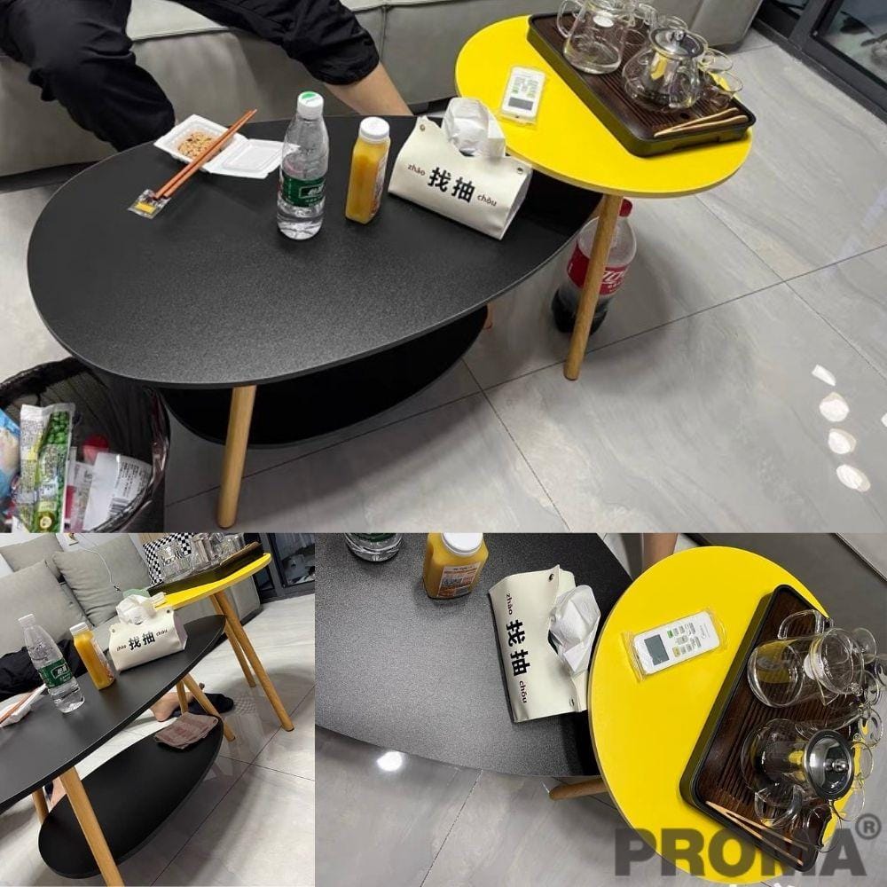 [Pre-order] โต๊ะกลาง PROMA-CTB-64B ดำ/เหลือง_3