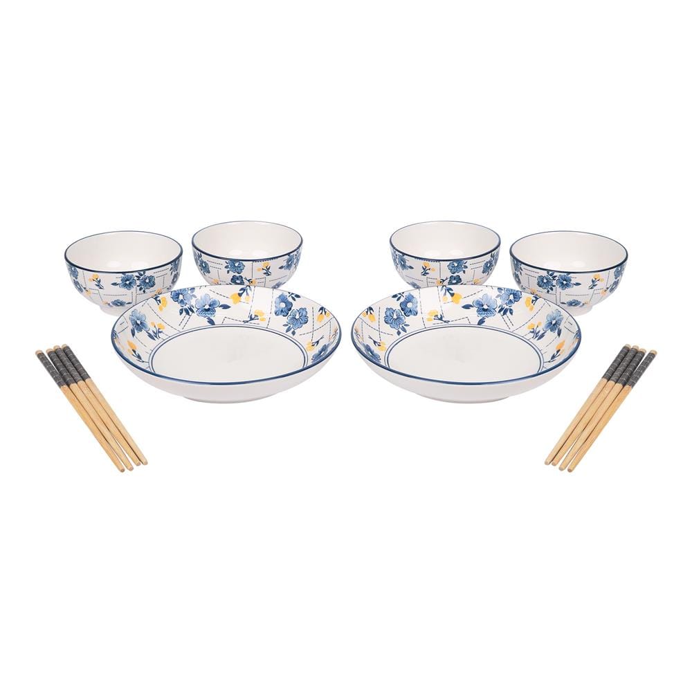 ชุดจานชาม PORCELAIN KECH CHABA 6 ชิ้น_1