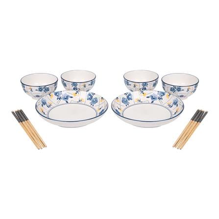 ชุดจานชาม PORCELAIN KECH CHABA 6 ชิ้น_0