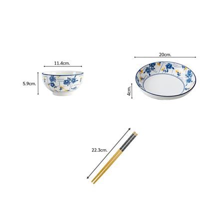 ชุดจานชาม PORCELAIN KECH CHABA 6 ชิ้น_6