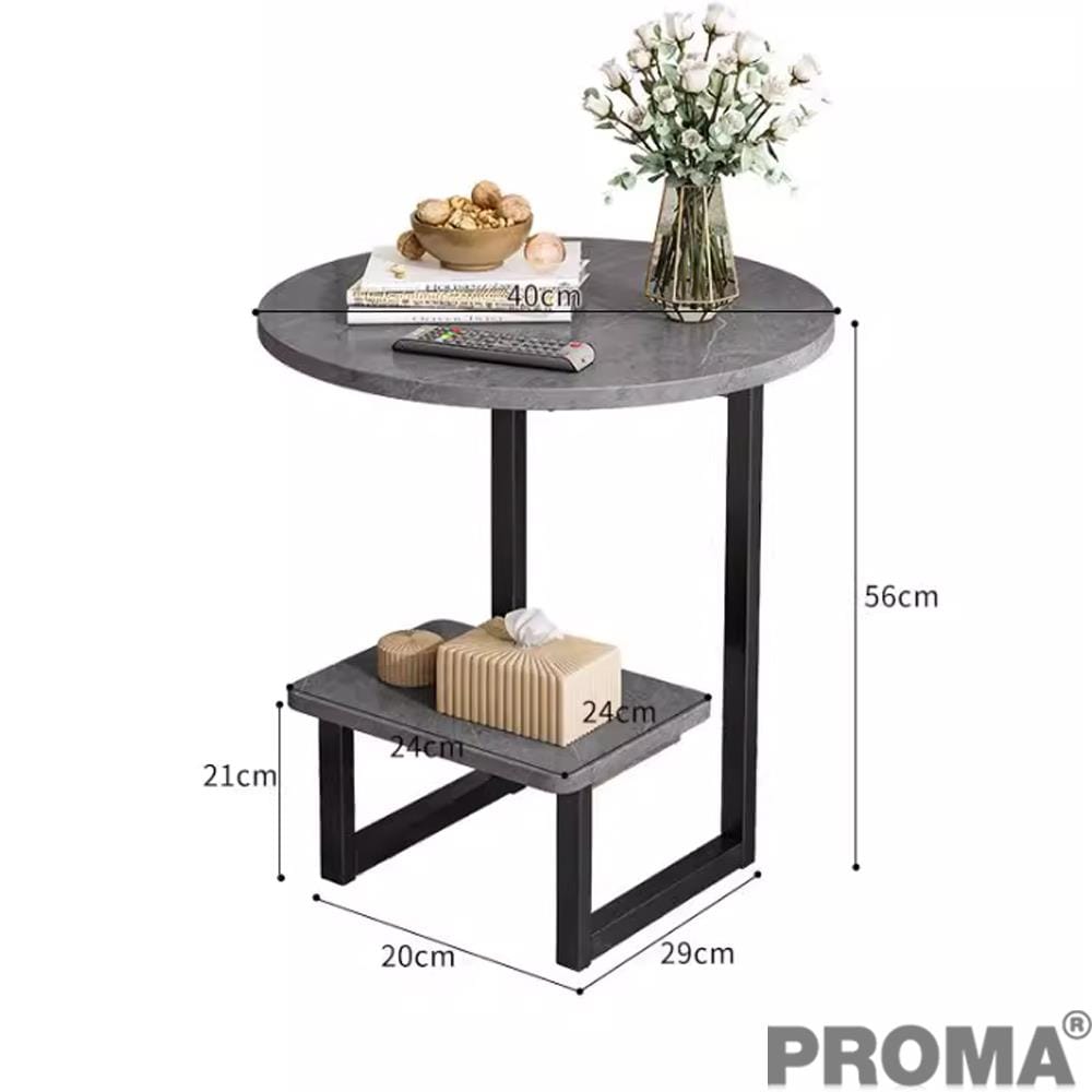 โต๊ะข้าง PROMA-CTB-72G สีเทา_4