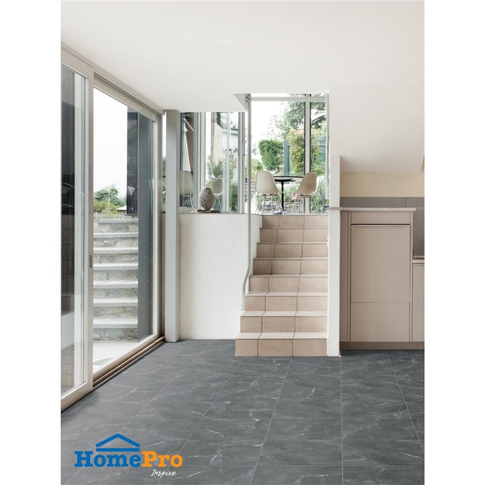 กระเบื้องพื้นพอร์ซเลน  16x16 นิ้ว COTTO จีโอร็อค เทาอ่อน PM 0.96 ตร.ม.