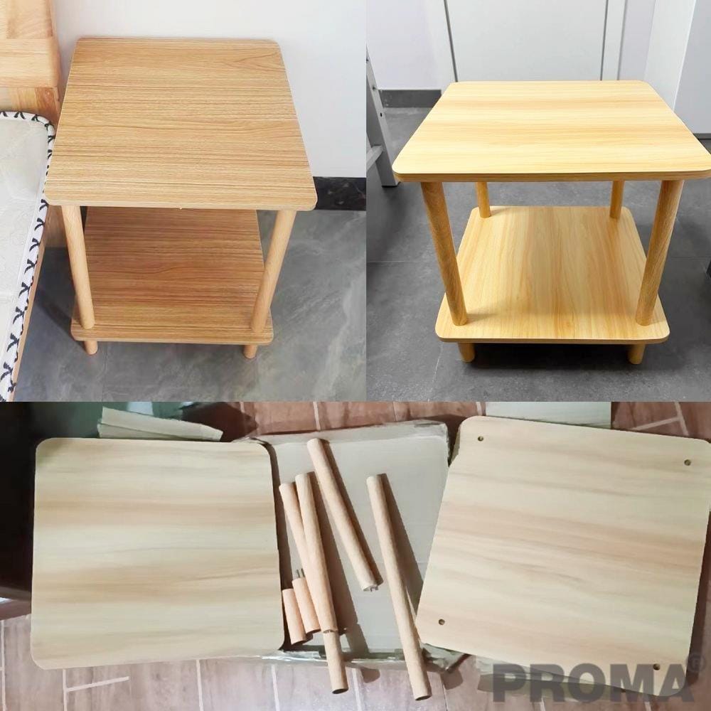 โต๊ะข้าง PROMA-CTB-67-02 40 ซม. สีน้ำตาล_1