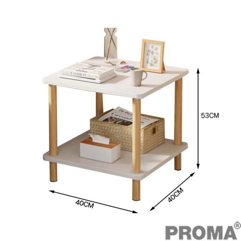 โต๊ะข้าง PROMA-CTB-67-01 40 ซม. สีขาว_2