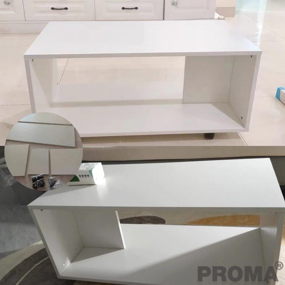 [PRE-ORDER] โต๊ะกลาง PROMA-CTB-61-01 80 ซม. สีขาว_1