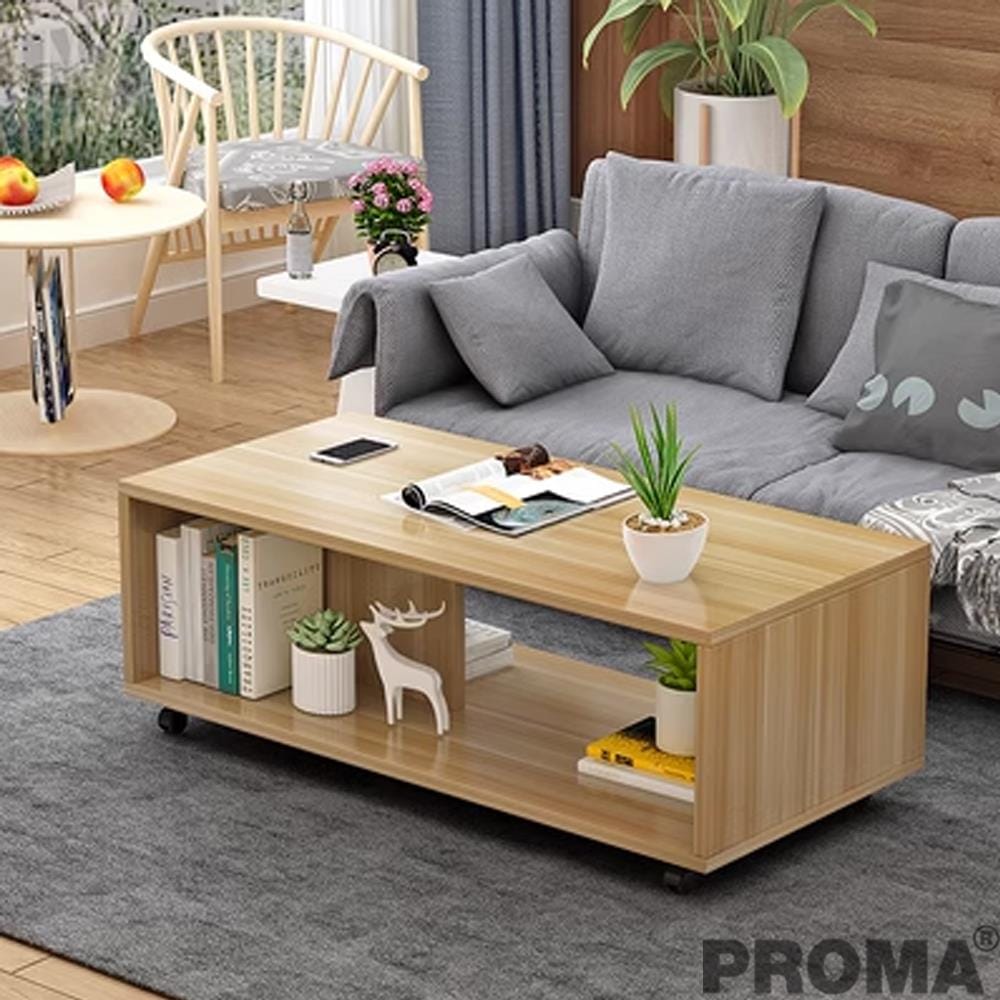 โต๊ะกลาง PROMA-CTB-61-02 80 ซม. สีน้ำตาล_5