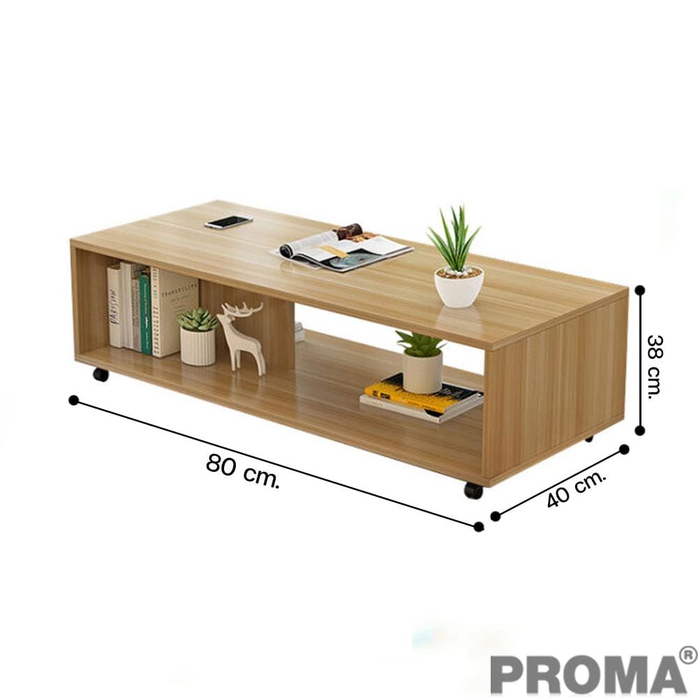 โต๊ะกลาง PROMA-CTB-61-02 80 ซม. สีน้ำตาล_2
