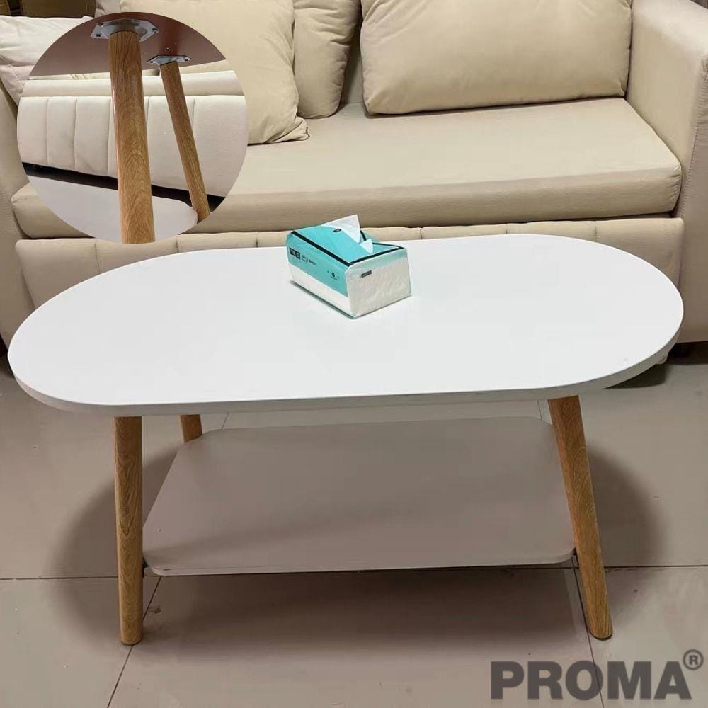 โต๊ะกลาง PROMA-CTB-57-01 80 ซม. สีขาว_1