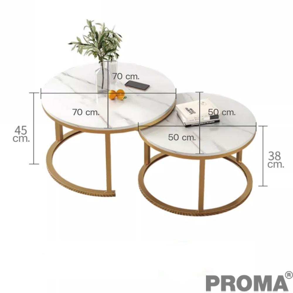 โต๊ะกลาง PROMA-CTB-58W สีขาว_4