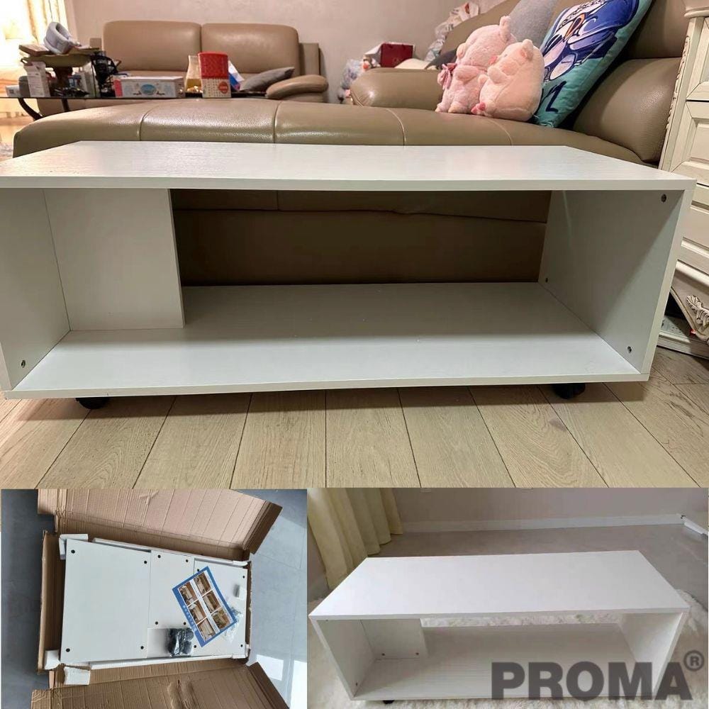 [PRE-ORDER] โต๊ะกลาง PROMA-CTB-61-03 100 ซม. สีขาว_1