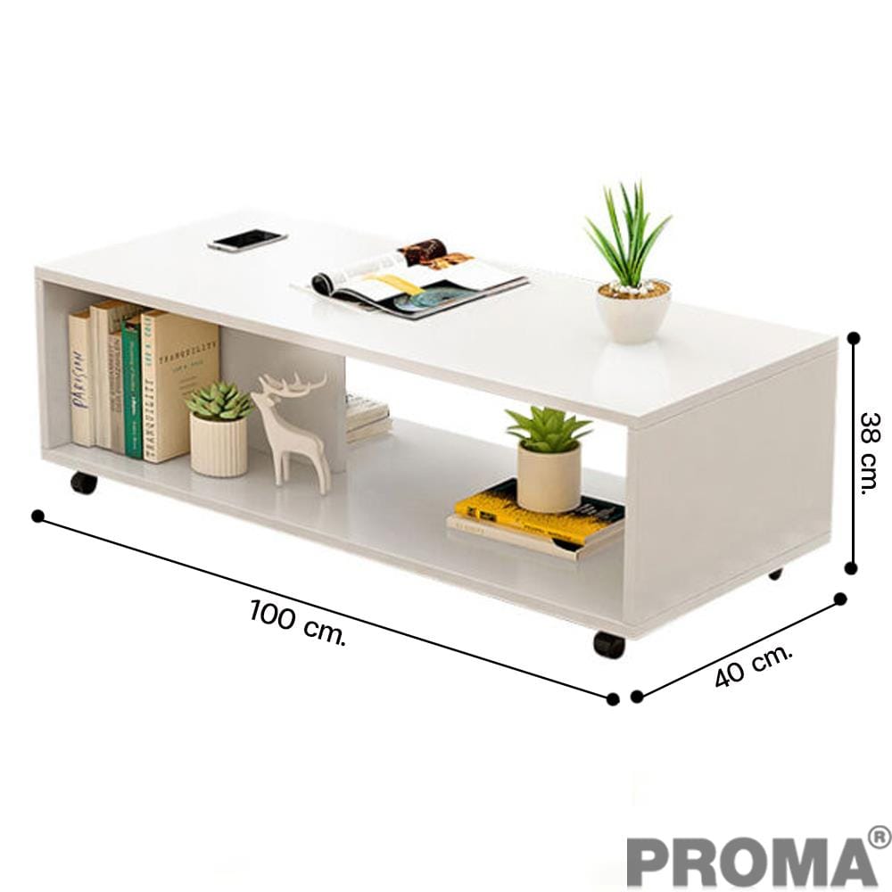 [PRE-ORDER] โต๊ะกลาง PROMA-CTB-61-03 100 ซม. สีขาว_2