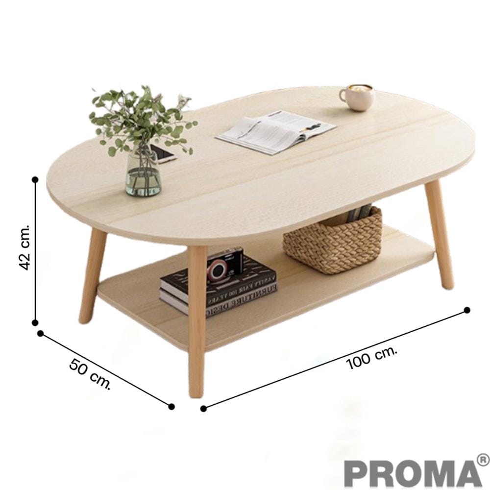 โต๊ะกลาง PROMA-CTB-57-04 100 ซม. น้ำตาล_2