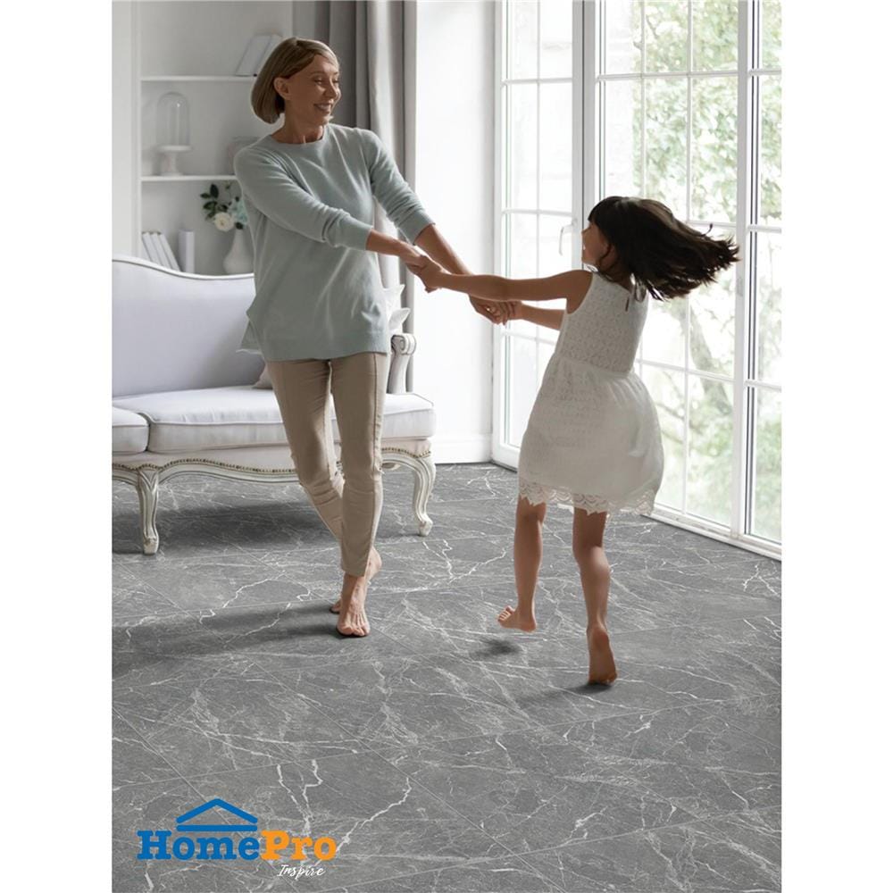 กระเบื้องพื้นพอร์ซเลน  16x16 นิ้ว COTTO เปโตร กริจิโอ เทา HYG PM 0.96 ตร.ม.