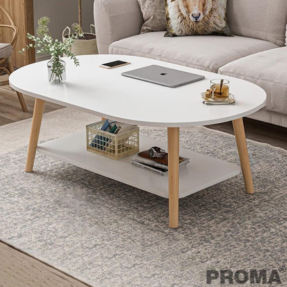 โต๊ะกลาง PROMA-CTB-57-03 100 ซม. สีขาว_4