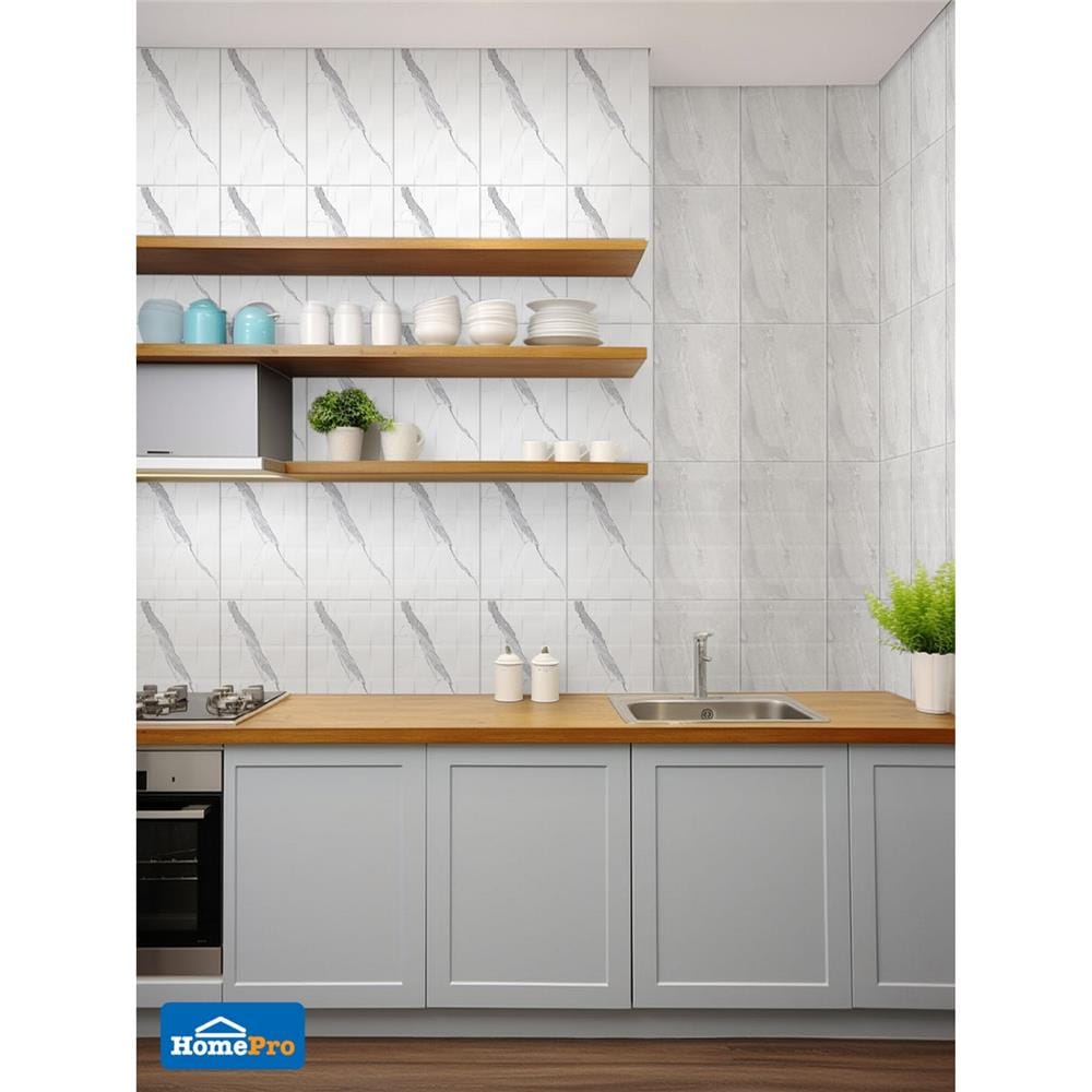 กระเบื้องผนัง 25x40 ซม. COTTO สตารีโอ้ เดดโค่ ไวท์ HYG PM 1 ตร.ม.