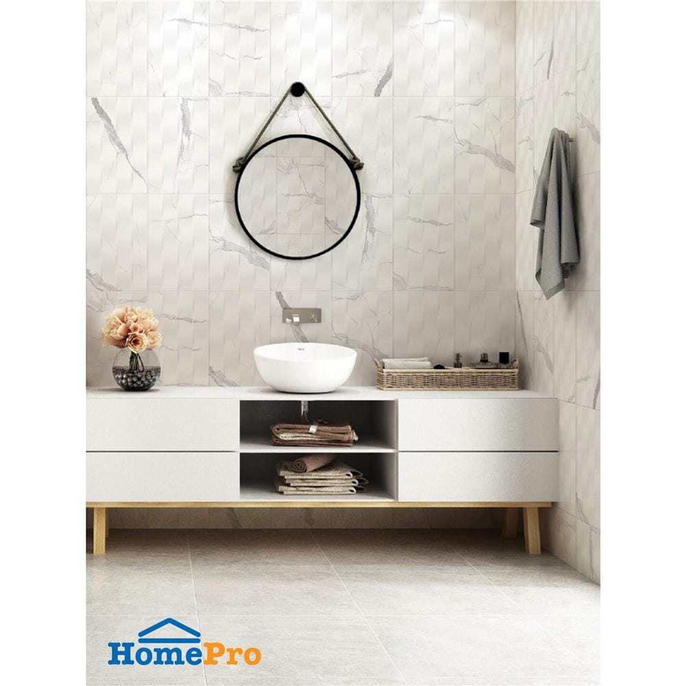 กระเบื้องผนัง 25x40 ซม. COTTO สตารีโอ้ เดดโค่ ไวท์ HYG PM 1 ตร.ม.
