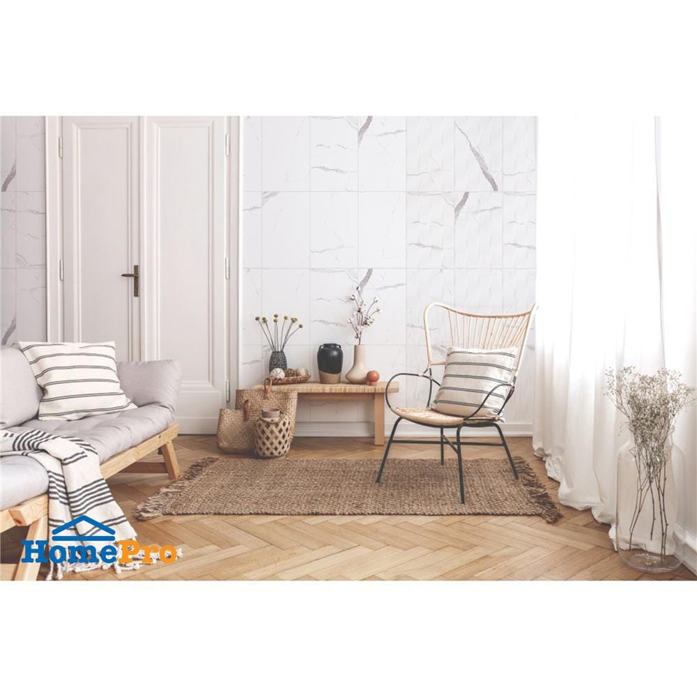 กระเบื้องผนัง 25x40 ซม. COTTO สตารีโอ้ เดดโค่ ไวท์ HYG PM 1 ตร.ม.