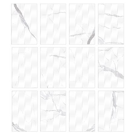 กระเบื้องผนัง 25x40 ซม. COTTO สตารีโอ้ เดดโค่ ไวท์ HYG PM 1 ตร.ม._1