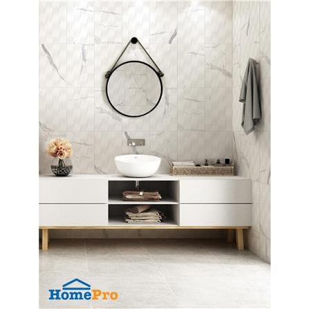 กระเบื้องผนัง 25x40 ซม. COTTO สตารีโอ้ เดดโค่ ไวท์ HYG PM 1 ตร.ม._6