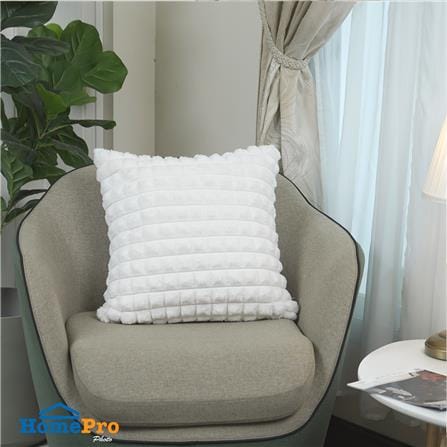 หมอนอิง HOME LIVING STYLE MILKY 18X18 นิ้ว สีขาว_6