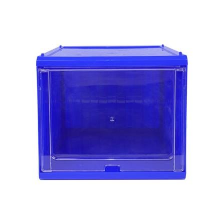 กล่องรองเท้าฝาสไลด์ STACKO CONTAINER 25x35x21.5 ซม. สีน้ำเงิน_2
