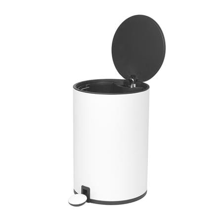 ถังขยะเหยียบกลม ACCO STYLISH 5 ลิตร สีขาว_3