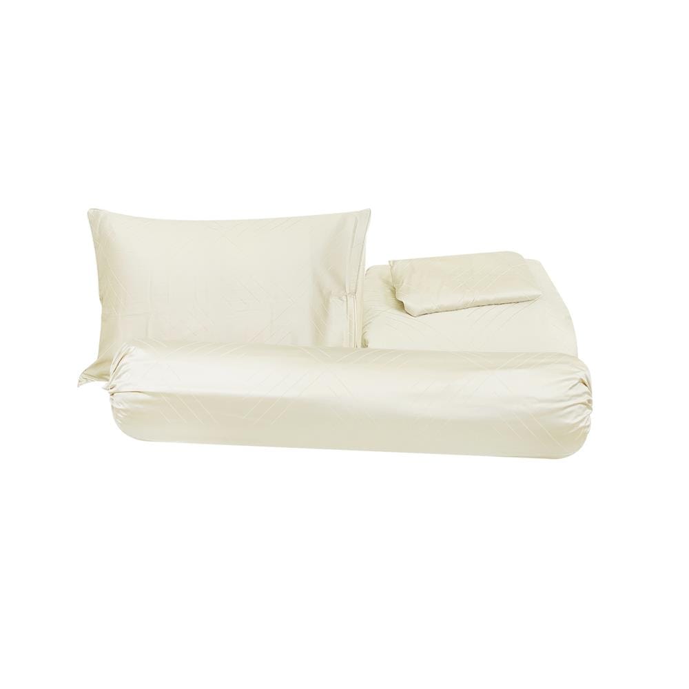 ชุดผ้าปูที่นอน 3.5 ฟุต 4 ชิ้น HOME LIVING STYLE GRAYSON สีครีม